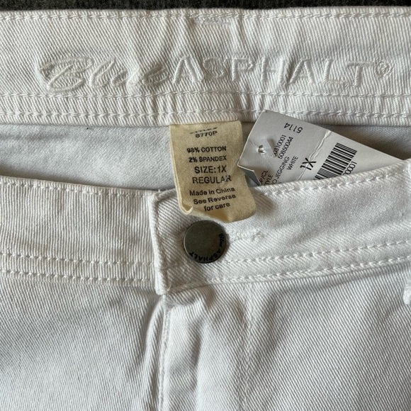 Wet Seal Black Asphalt White Denim Jeggings Women's Size 1X - Picture 9 of 9